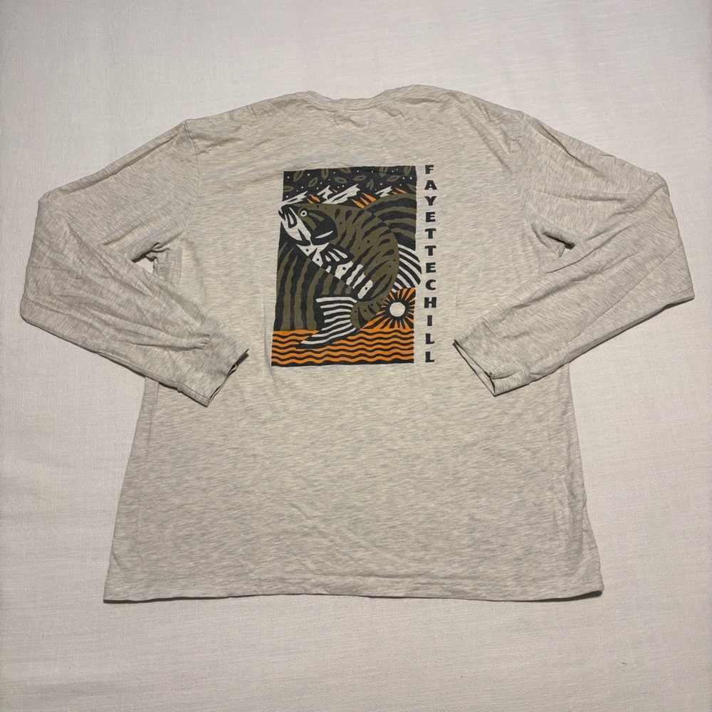 Men’s Fayettechill Fish Long Sleeve Tee
